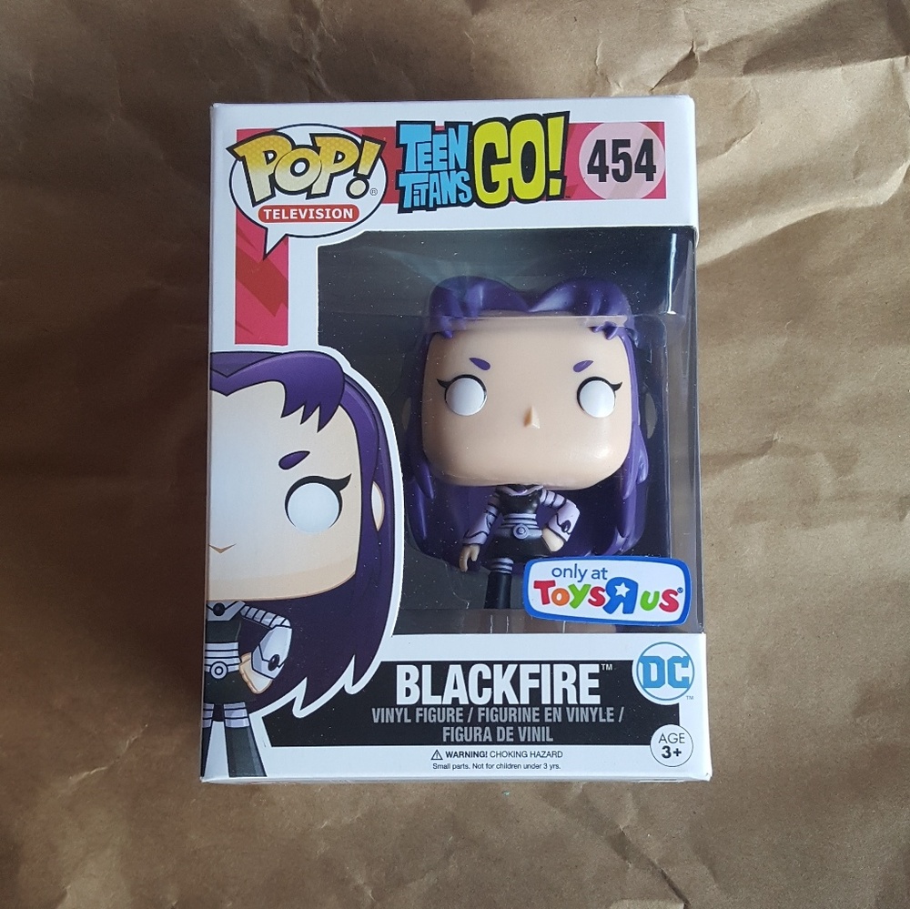 Funko toys r us exclusive teen titans go blackfire
